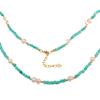 Chinese Style Natural Freshwater Pearl Beaded Necklace for Women - Retro Light Luxury Design