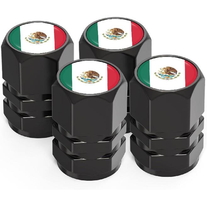4 Pcs for Puerto Rico Rican Frog Tire Valve Stem Caps Universal Metal Air Stem Cover Accessories for Cars, SUV, Truck, Motorcycles,Bicycles
