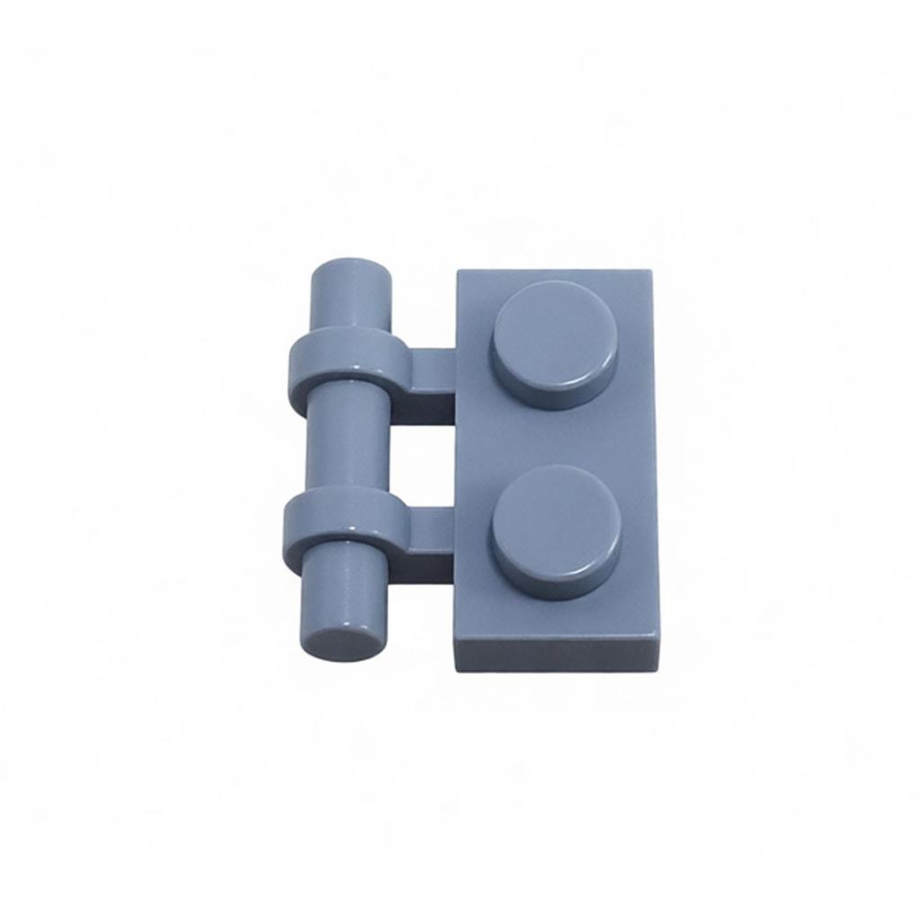50g MOC Building Blocks: 1x2 Special Shape Flat Plate with Side Handle, Compatible with Lego