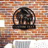 Unique Custom American Eagle Welder Squad Metal Wall Decor Ironworker Emblem Easy Hang Home Office