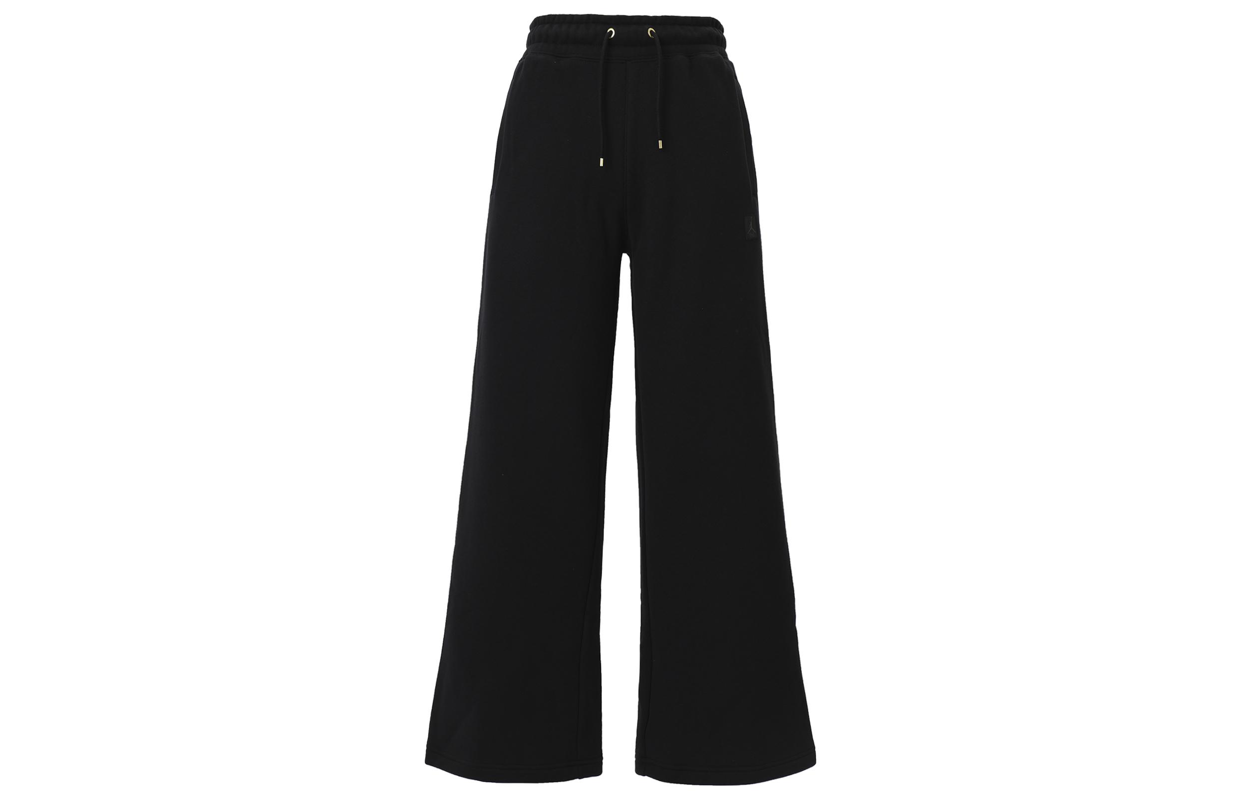 Jordan Solid Color Lace Up Casual Fleece Lined Sweatpants Women s FD7225-010 XL