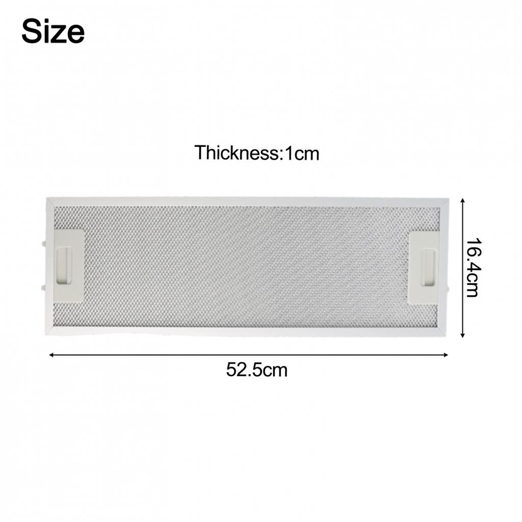 2pcs Replacement Aluminum Range Hood Filter 525 x 162 mm for BRS62X Models