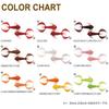 Megabass Rock Hog 2 Inch Soft Bait Clear Red, 10 Pcs