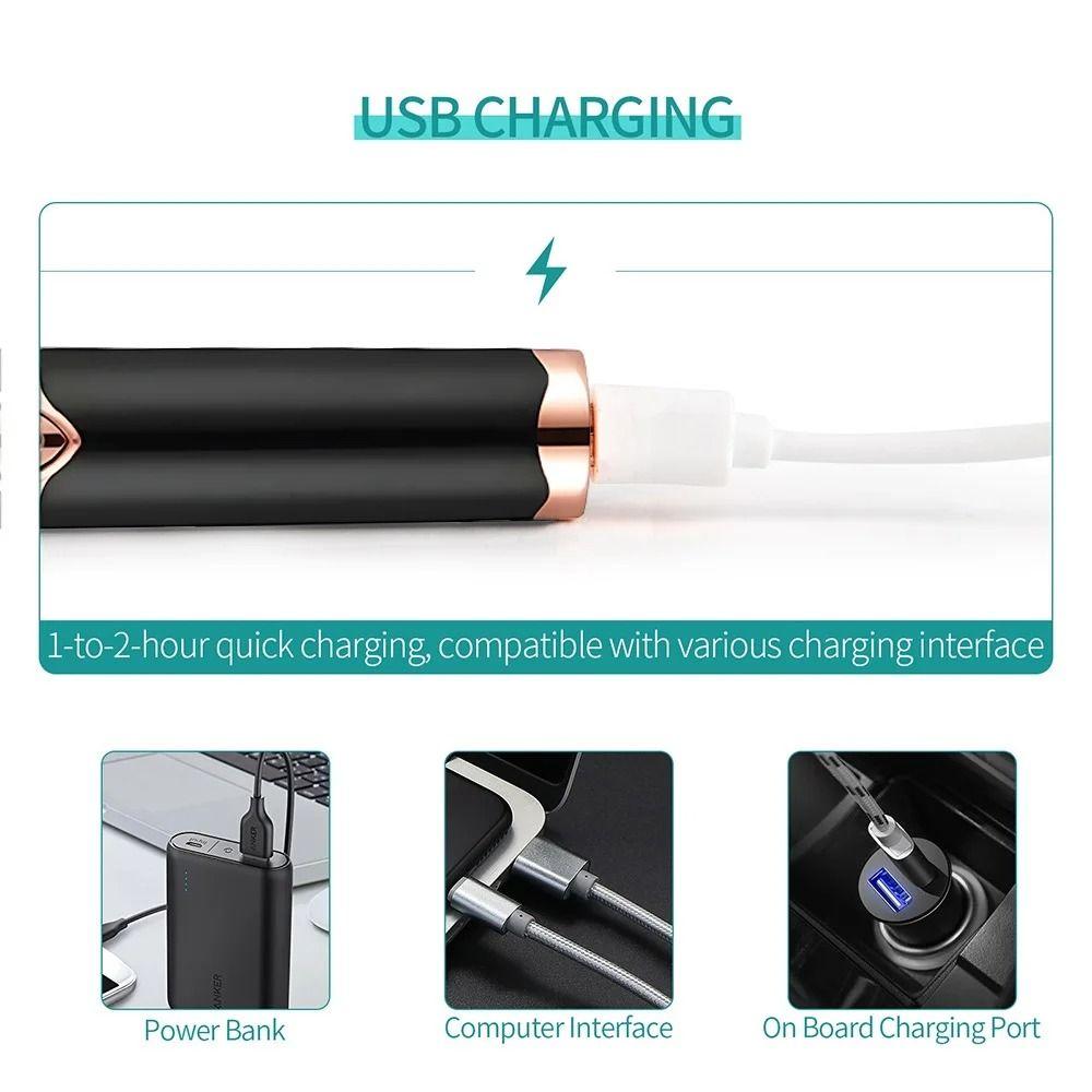 Bezel-free Electric Eyelash Curler Wide Angle Eyelash Clip Heated Eyelash Curling Device Shaping