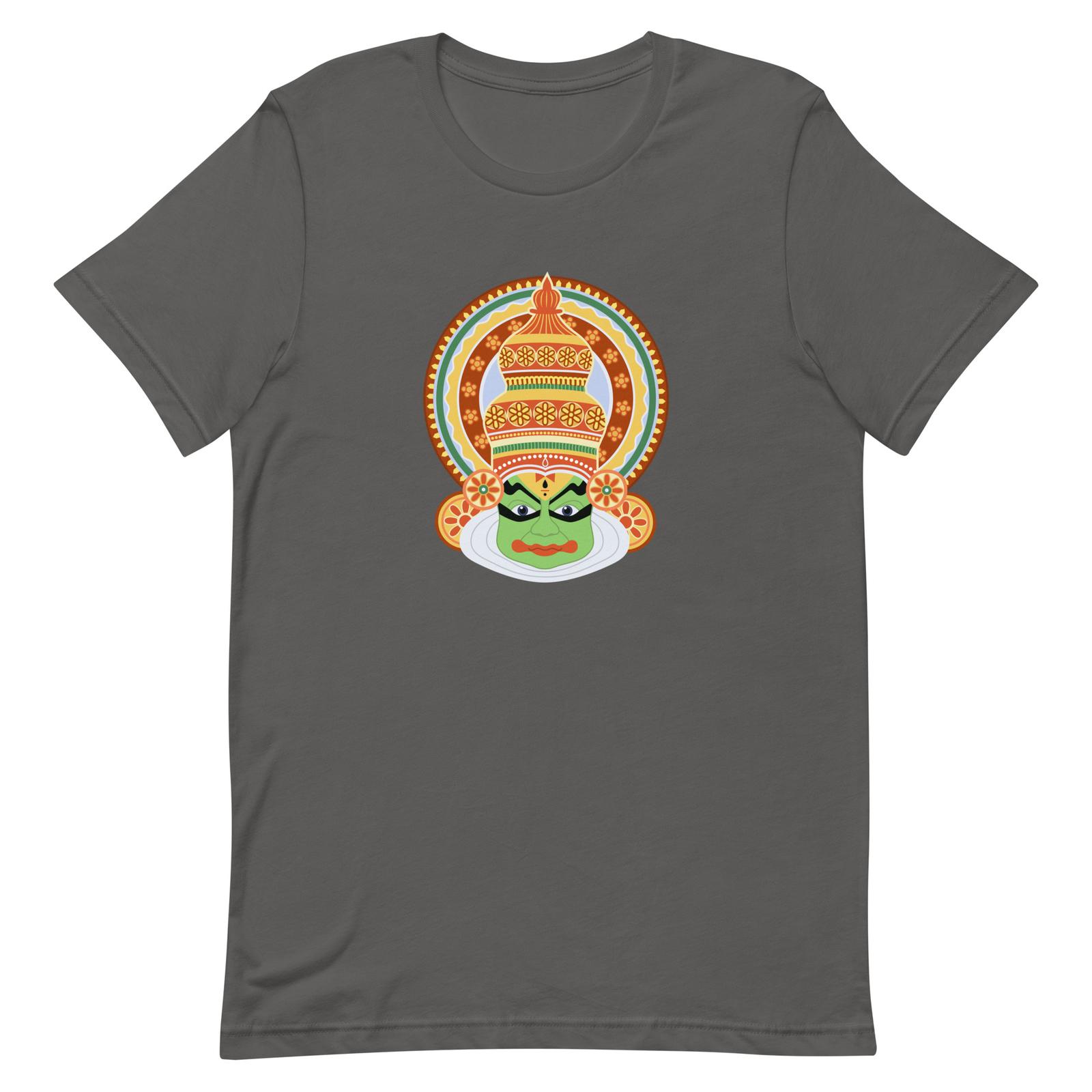 Kathakali Dance Performance Art, Kerala,India,Malayalam,Classical-Unisex T-shirt S разноцветный