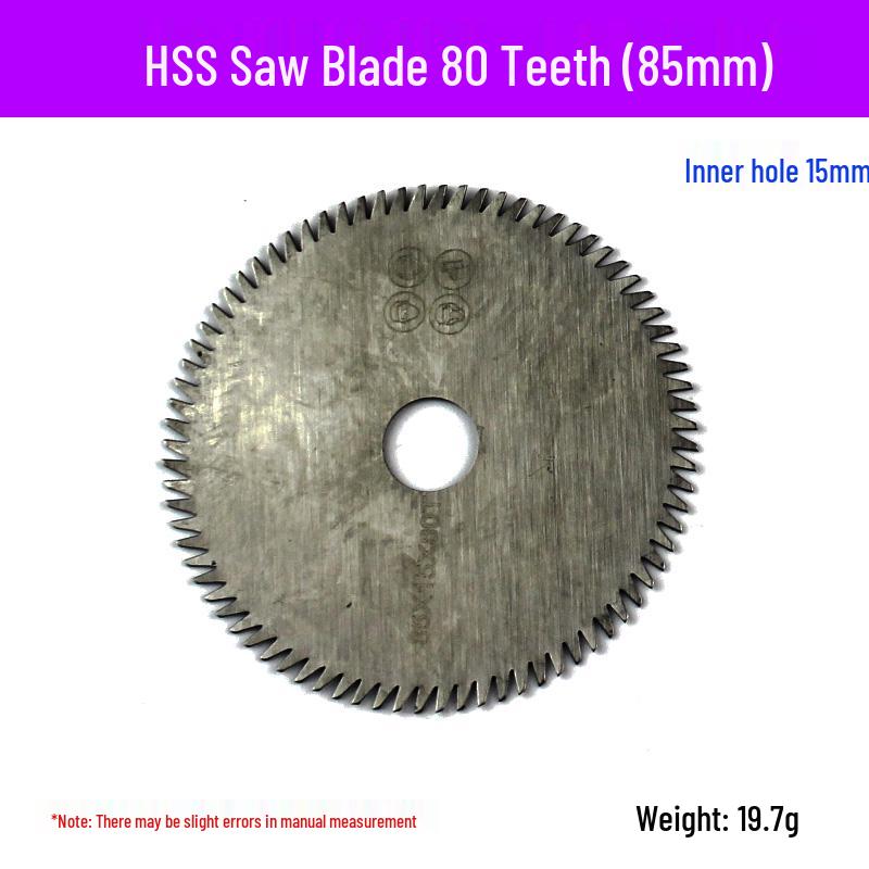 3" Mini Electric Circular Saw Blade for Wood, Plastic & Metal, Diamond Grinding Wheel, 85x10x12mm