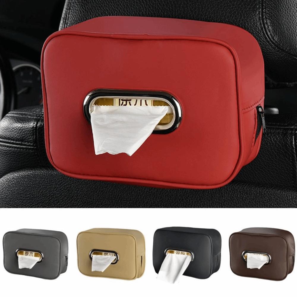Leder Auto Taschentuchbox Minimalistische Sonnenblenden-Taschentuchbox Langlebige Taschentuch-Aufbewahrungsbox Auto Innenraum