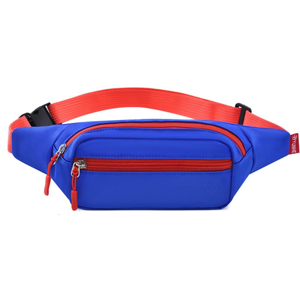 Leisure Large Capacity Women's Chest Bag Wear-resistant Black White Blue Crossbody Bag Lightweight Sports Sling Bag Running