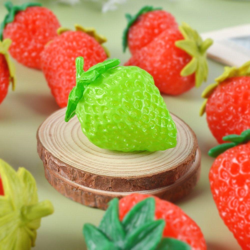 

Ролевые игры имитация клубники модель ПВХ искусственная клубника кухонные игрушки