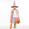 Hooded Princess Children Cloak Witch Robe Cape Floorlength Halloween Costume