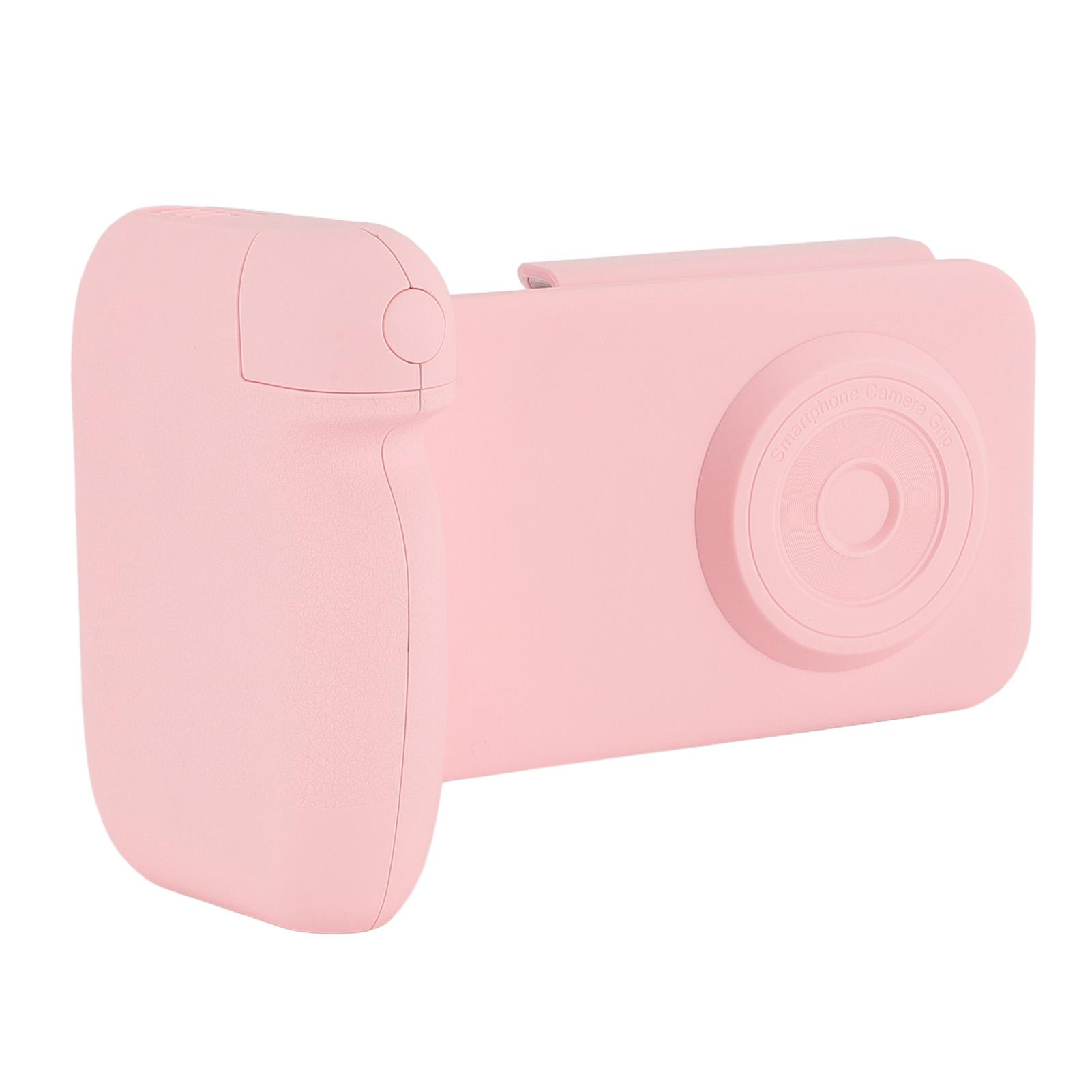 

Ручка для камеры телефона с магнитным BT беспроводным пультом дистанционного управления затвором 5200 мАч поворотный на 90 градусов холодный башмак розовый