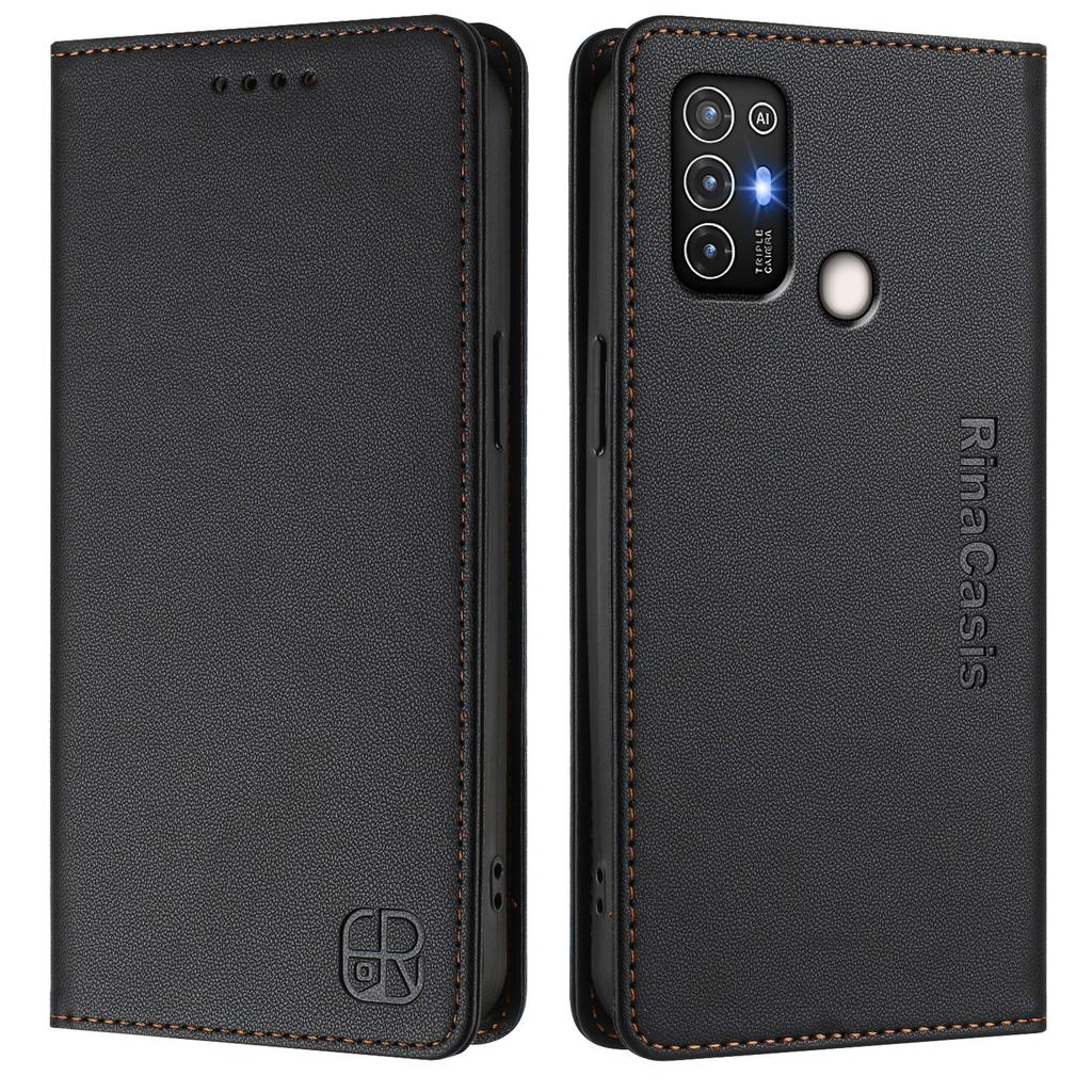 Pro ZTE Blade A52, A53, A73, V50 Vita, V40S, Axon 60, V60, A75, V60 Vita, V70 Vita... Prémiové pouzdro z PU kůže ve stylu peněženky, nárazuvzdorné a s RFID blokováním