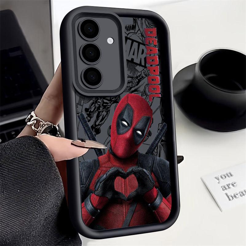 Marvel Comics Deadpool Fundas For Samsung Galaxy S26 S25 S24 S23 S22 Plus S21 Ultra S20 FE Case S26Ultra Soft Phone Back Cover
