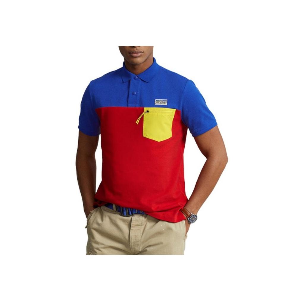 Polo Ralph Lauren SS23 Color Block Casual Short Sleeve Polo Shirt Men Polo Shirts Multicolor MNPOKNI1N822198-600