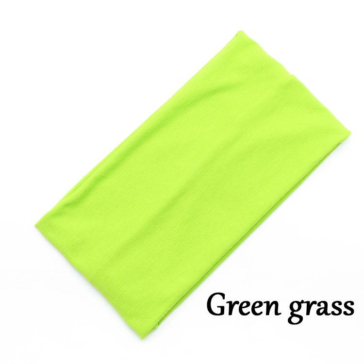 Bandeau large pour femme couleur bonbon style coréen: Bandeau de Sport Yoga Élastique Printemps/Été 2023