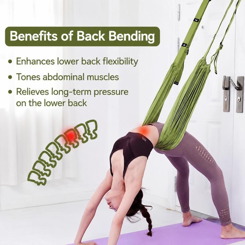 Aerial Yoga Suspension Cord Household Gym Gear Backbend Inversion Pull Loop Door-Mounted Stretch Belt Multifunctional