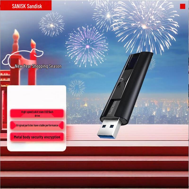 SanDisk Extreme PRO CZ880 USB 3.2 Solid State Flash Drive