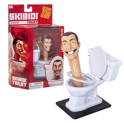 Skibidi Toilet Deluxe Figure Series 2 Collectible Figure, YouTube Animation Sensation, Officially Licensed Skibidi Toilet Merchandise, Likely White