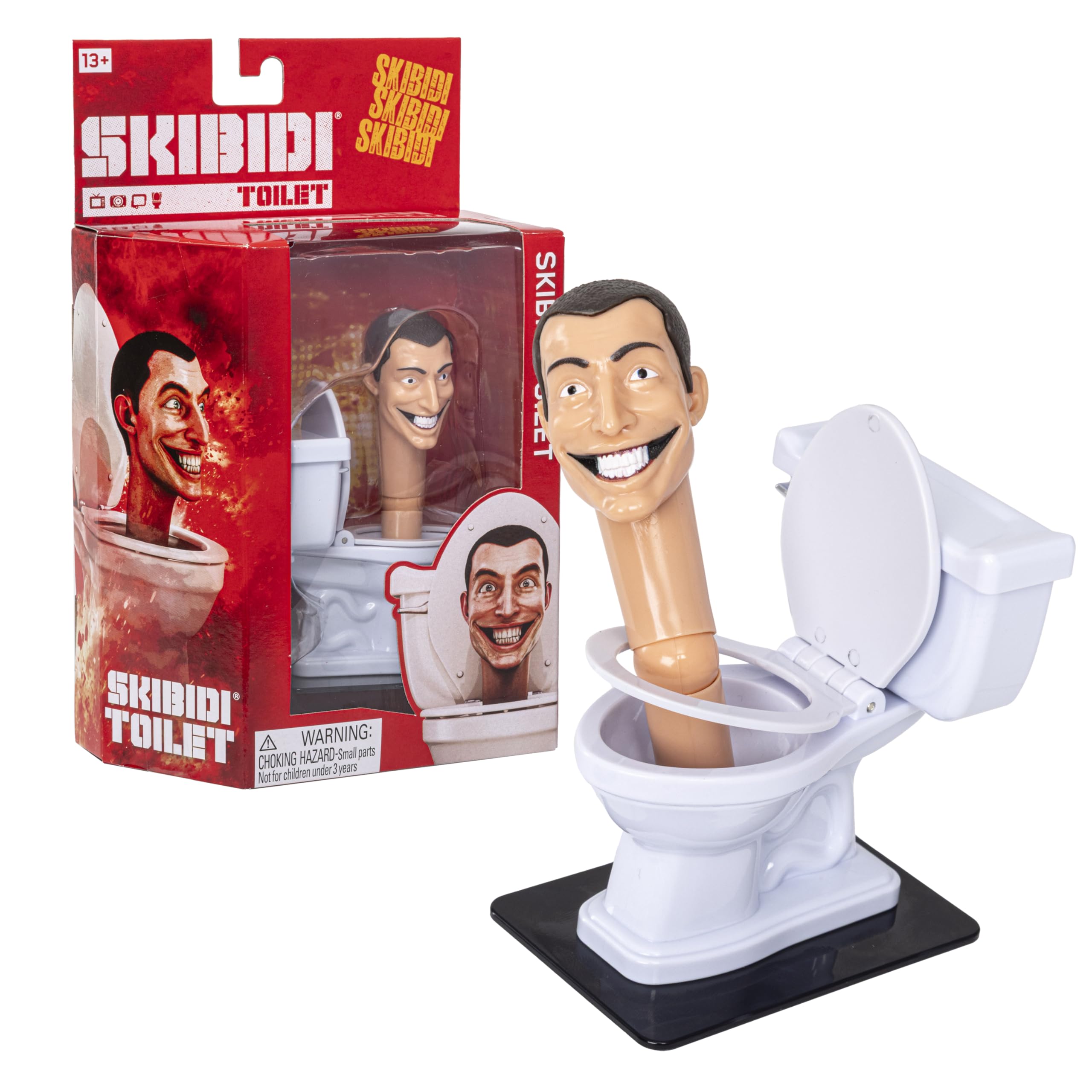 

Серия 2 Коллекционных Фигурок Skibidi Toilet Deluxe, Сенсация YouTube Анимации, Официально Лицензированный Мерч Skibidi Toilet, Вероятно Белый