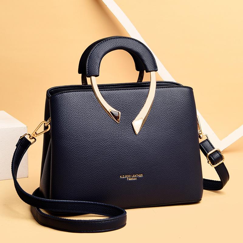 Handbag Fashion Women's Crossbody Bag Shoulder Bag Lychee Pattern Large Bag
