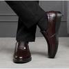 2026 Men's Casual Versatile Leather Shoes: Autumn/Winter Wear-Resistant, Non-Slip Dad Shoes