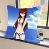 Anime Steins;Gat Cute Swimsuit Pillow Case Square Pillow Bedroom Sofa Leisure Comfort Cushion Car Home Decoration
