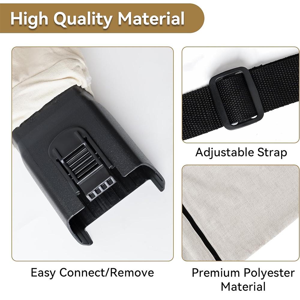 2 Stück 137-2336 108-8994 Gebläse-Vakuum-Trümmersammelbeutel ersetzt für Toro