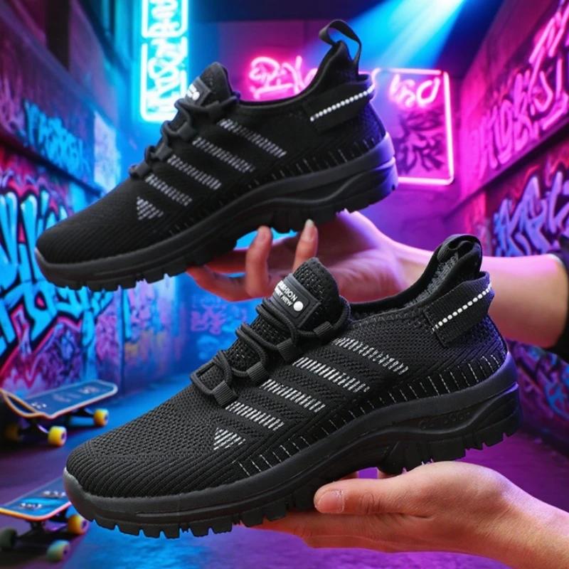 

Men s Running Shoes Omfortable Lightweight Unique Mesh Design Sneakers Super Light Dry Outdoor Adventure Tennis Shoes for Men 36 чёрный