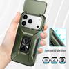 For iPhone 17 Pro Case Camshield Kickstand TPU + PC Anti-Slip Phone Cover