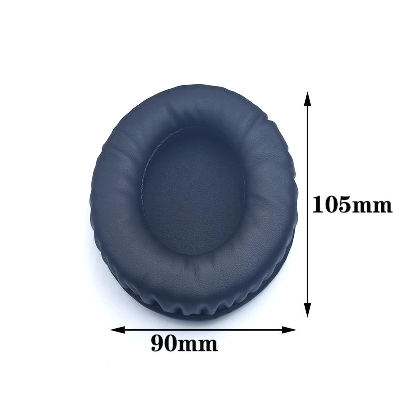 Ovale Oorkussentjes Voor Koptelefoons Covers Spons Leer Schuimkussen 60*70 60*80 65*85 70*90 75*95 80*100 85*105 90*105 90*110 2 stuks