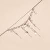 Star Drop Chain Necklace With Delicate Tassels Everyday Elegant Jewelry for Various Occasions