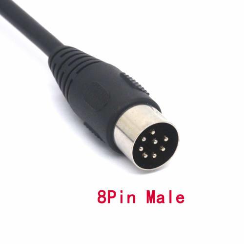 PIIHUSW MIDI Splitter 8-Pin DIN Y Adapter Cable, 1 Male To 2 Female DIN Plugs, Large (25cm)