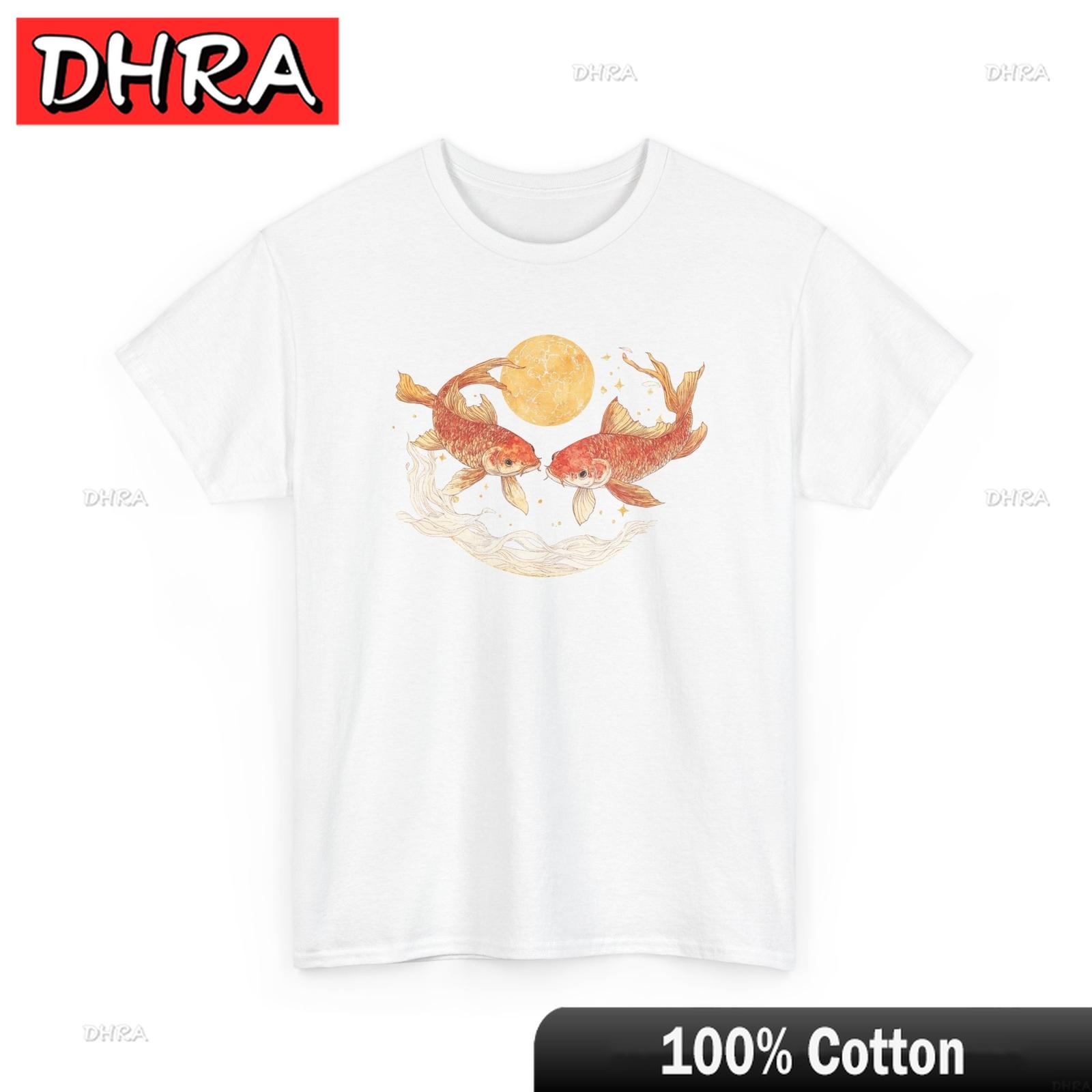 Retro Japanese Koi Fish Celestial TShirt Koi Fish TShirt Printed Aesthetic Bold Unique Unisex Tshirts Chic Classic Cute Tops S