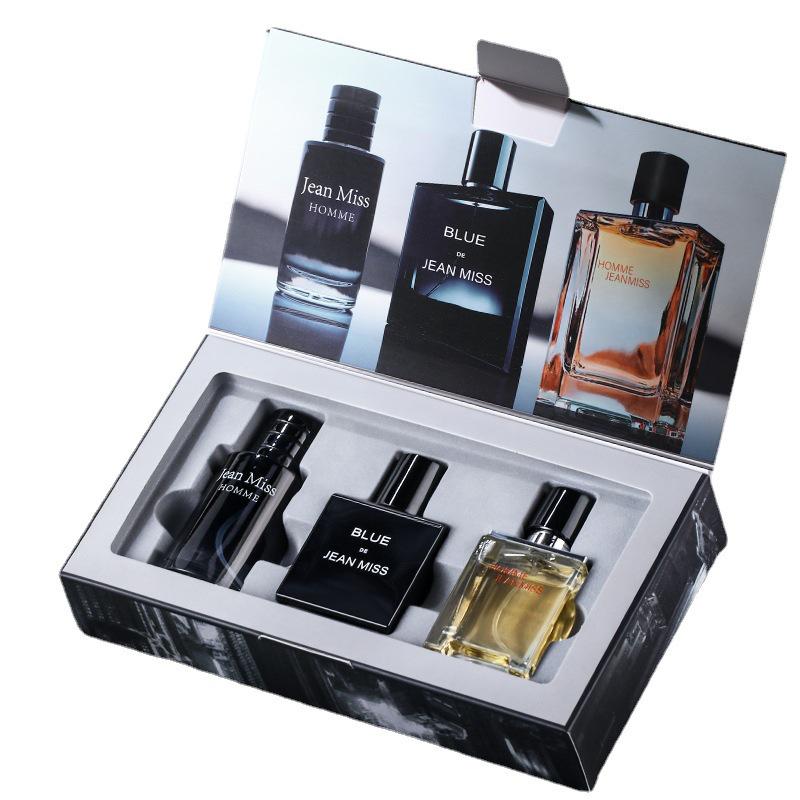 Yika Blue Men's Perfume Set - Long-lasting Earthy Wild Fragrance 