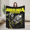 B-Borderlands 4 Warme Decke Kinder Plüschdecke Neuheit Outdoor Flanell Tagesdecke Sofa Bettbezug