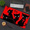 1PC Black Cats Large Durable Mouse Pad Suitable for Office Desks, Gaming Desktops.Non-Slip Back P19