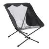 Portable Camping Chair Multipurpose Prevents Sinking Strong Load Bearing Lightweight Sturdy Folding Backpacking Chair Black