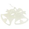 Christmas Decoration Felt Bell Pendant 30 Cm Cream
