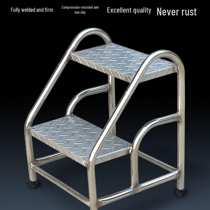 304 Stainless Steel Multi-purpose Step Stool & Ladder