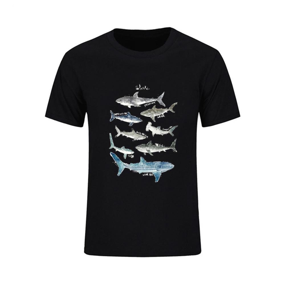Футболка Sharks Diver Tee Divinger Dive Смішний подарунок на день народження для нього, чоловіків, дорослих