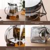 High Temperature Resistant Glass Teapot Set with Teacup and Tea Strainer