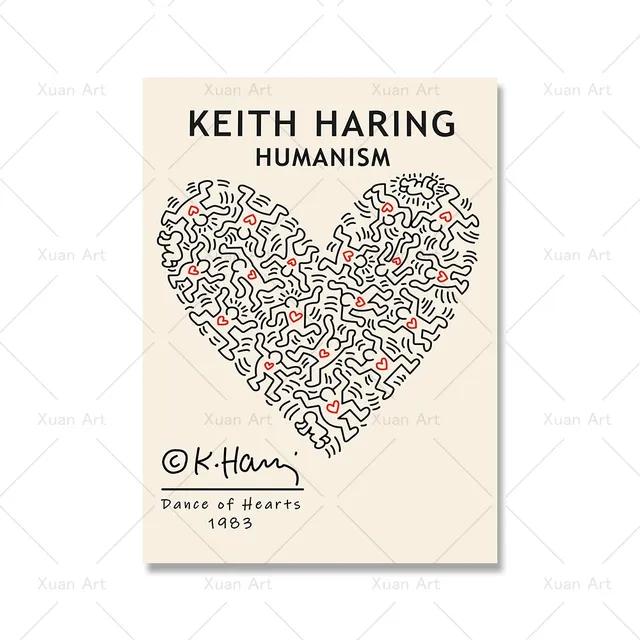 Modern Abstract Aesthetics Wall Art Retro Pop Stick Figure HD Oil On Canvas Poster Print Home Bedroom Living Room Decor Gift No Frame