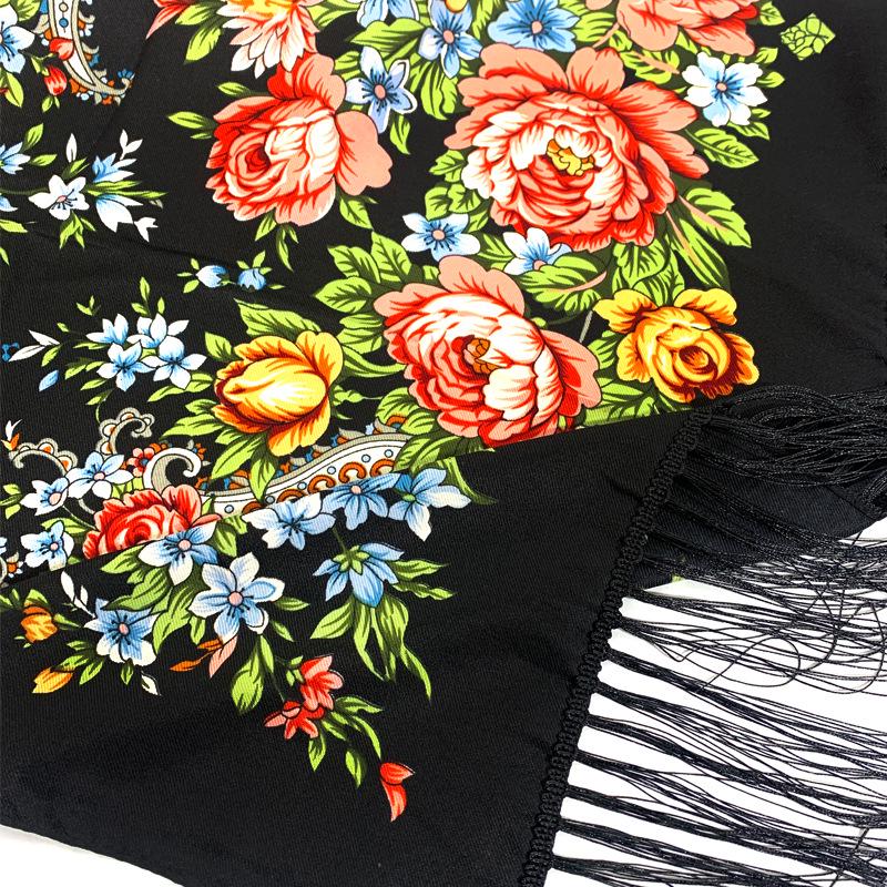 Ethnic Style Women's Shawl - Floral, Autumn/Winter Qipao Scarf, Sun Protection