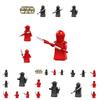 Premium Red Soldier Block Toy Set Diy Assembly Abs Plastic 0-38 Pieces 8g Weight