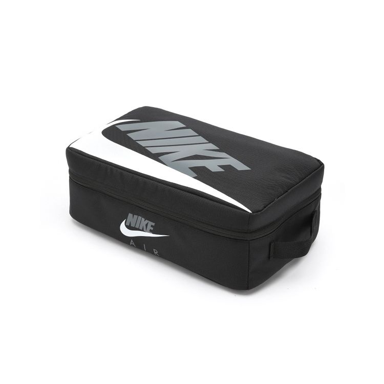 Nike Shoe Box Bag Polyester Handbag Fitness Tote Unisex Bags Black CW9266-010