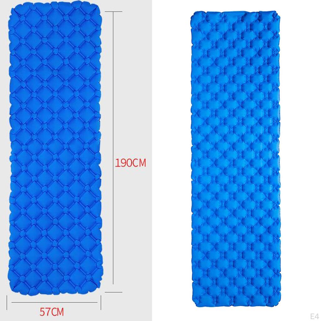 Camping Sleeping Pad Inflatable Air Mattresses Outdoor Mat Bed Ultralight