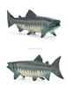[Nekogamiyama] Regenbogenforelle, Regenbogenforelle, Flussfisch, Bergbachfisch, Figur, Modell, Miniatur, Ornament, Dekorativ, Sammlermodell