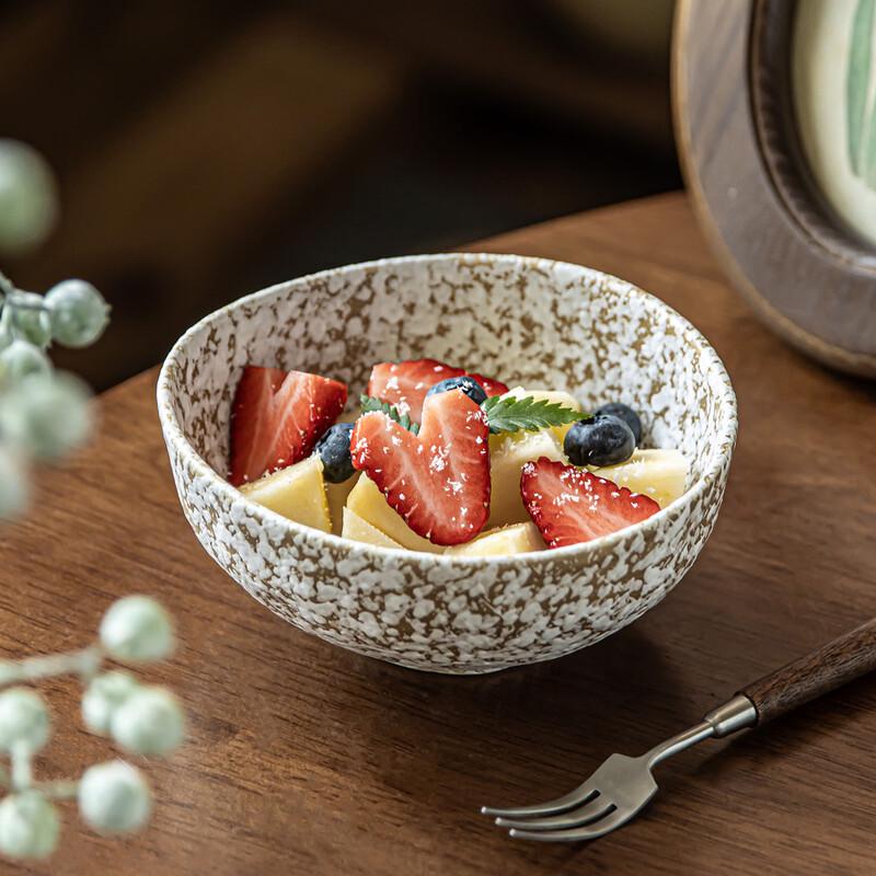Creative Stone Pattern Ceramic Bowl