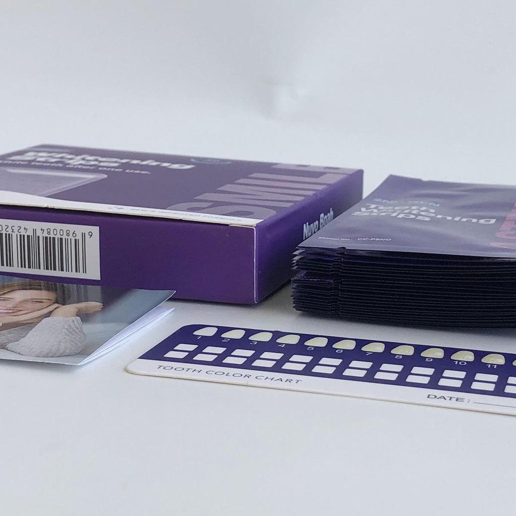 Strisce Sbiancanti Viola per la Rimozione Delicata delle Macchie e un Sorriso Bianco Luminoso - Regione USA