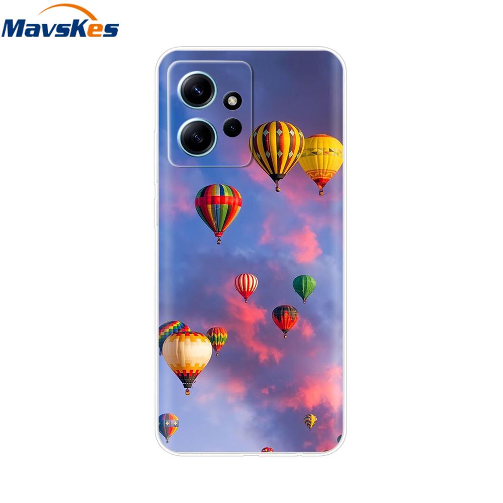 For Redmi Note 12 4G Case Note12 Pro TPU Silicone Shockproof Clear Phone Covers For Xiaomi Redmi Note 12 Pro Note12 Soft Fundas